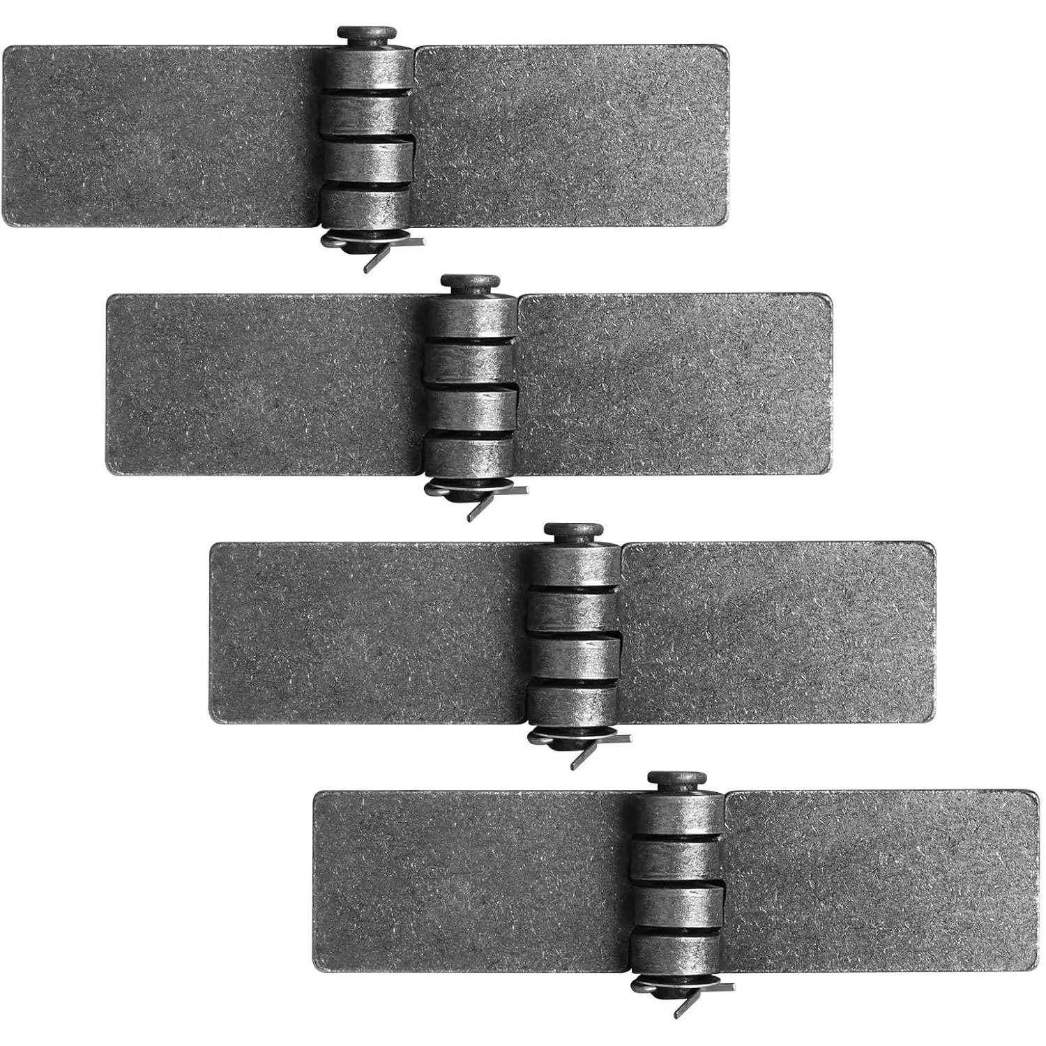 4 count Weld On Steel  Hinge, 7-1/2" x 2-1/2", Strap Style Trailer Gate Hinge, 1/4" (6mm) Thick