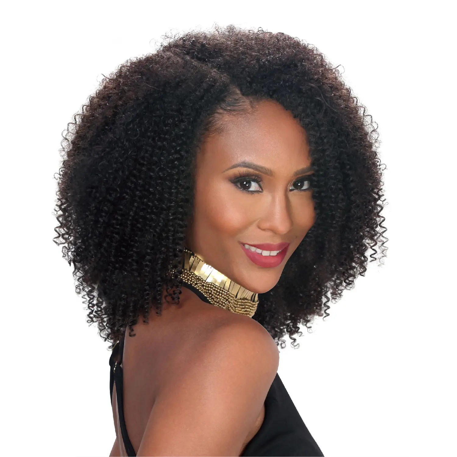 Zury Human Hair Weave Clip On 9Pcs 4A Coily