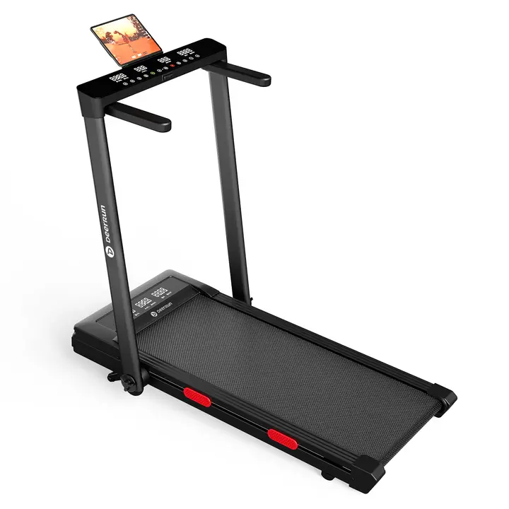 DeerRun Z10 Pro Muse 2-in-1 Folding Home Treadmill, Compact Motorized Running Cardio Machine with Remote Control, 12% Auto Incline, Folding Walking Treadmills for Home, Incline Treadmills For Home