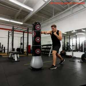 Digital Inflatable Sandbag for Kids & Adults, 70 Inch Karate Boxing Training Set, Inflatable Punching Bag, Durable Indoor Activity, Christmas/birthday Gift