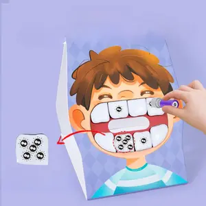 Cartoon Character Teeth Protective Simulation Oral Model, Dental Care Pretend Play Toy, Parent-child Interactive Educational Toy