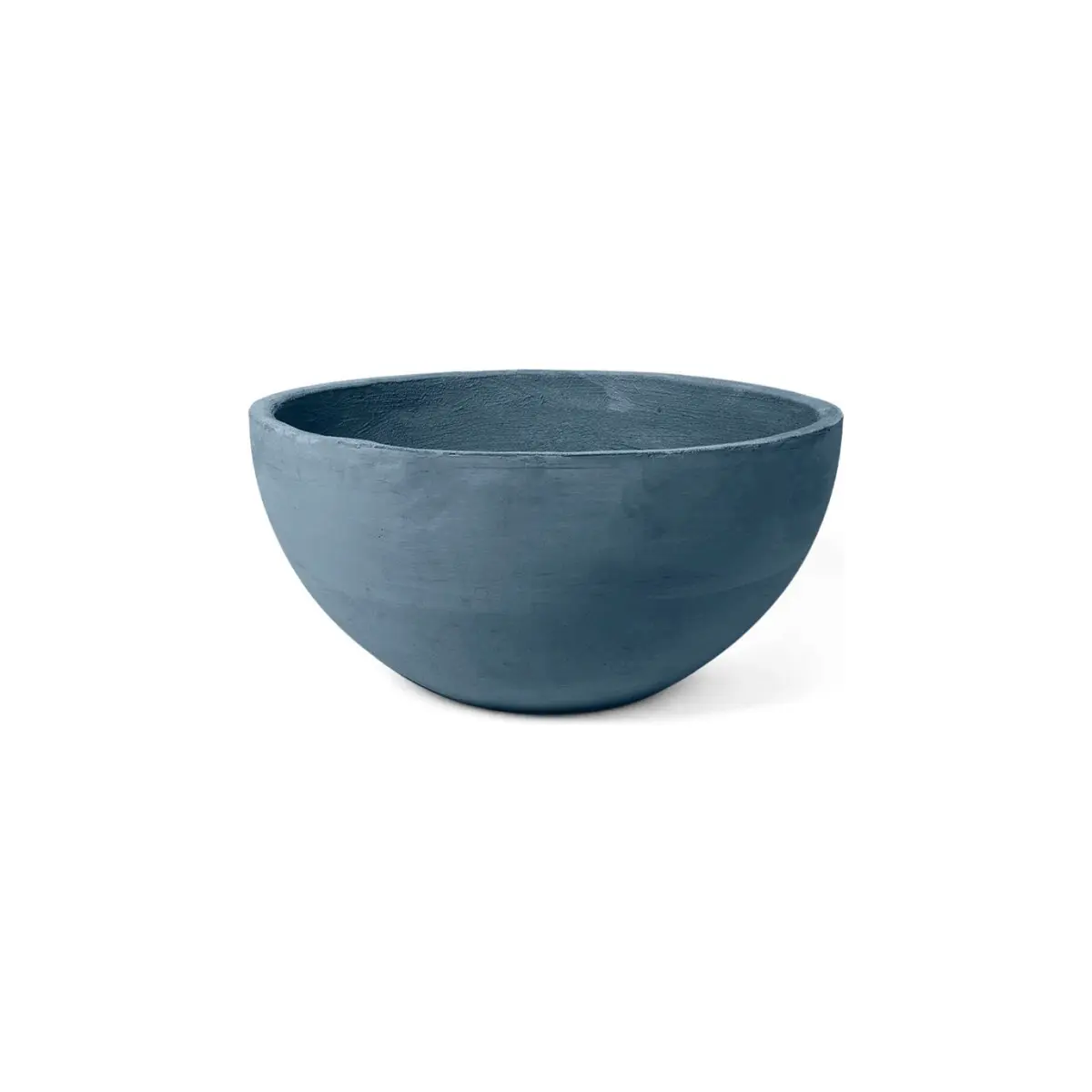Concretti Designs B3251812 Sedges Indoor & Outdoor Round Pot Planter, Dark Blue - 15.25 in. Dia. x 7 in.