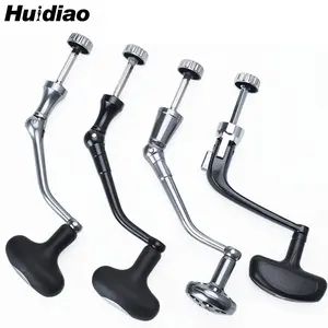 Huidiao Universal Hexagonal Metal Reel Handle, High-Strength Plug-in Rocker Arm, Suitable for 8000-16000 Surf Casting Reel, Big Game Spinning Reel Fishing Reel Accessories