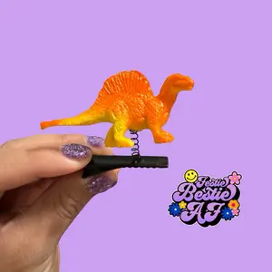 6 pack Dinosaur clips| Dinosaur sprouts | Dinos | Clips for kids | Rawr | rave trinkets