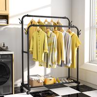 Double Rods Coat Rack