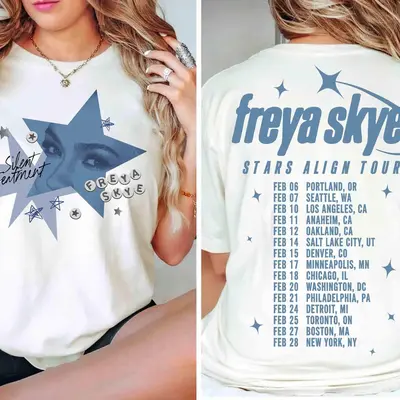 Freya Skye T-Shirt De Tournée Des Zombies, Tenue De Personnage De Descendants Tee Shirt Tendance Couleur Naturelle Taille G Tg
