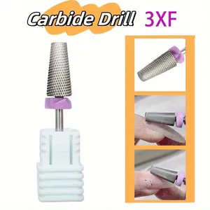 3xf Five-In-One Electric Ceramic Nail Drill Bit, Professional Nail Care Tool for Gel Removal, Ideal for Manicure and Pedicure, Nail Gel Remover
