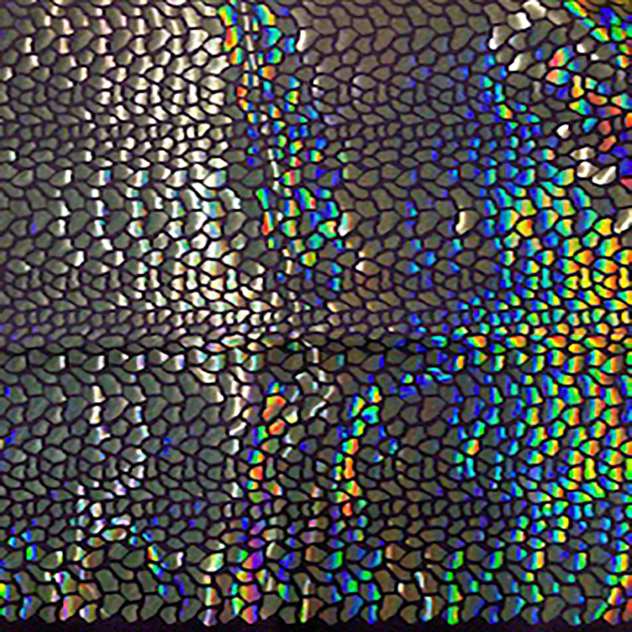 Sequin Material with Snakeskin Pattern, Durable 4-Way Stretch Nylon Spandex with Glam Shine for Cosplay Apparel - 56/58 Inch Width, Arts And Crafts, Costumes, Dancewear, Unisex, 56/58" Usable Width, Sparkle Look, Glued Sequins, Stretch Fabric, By Yard