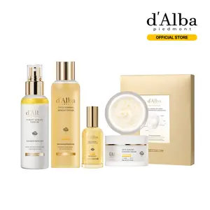 [OFFICIAL d'Alba] 5 Step Glow Mode On (Day & Night Care) l  l Even Out Skin & Reduce Dark Spots l Simplify Your Skincare with All-In-One Vitamin Routine l Spray Serum + Toner + Serum + Cream + Hydrogel Mask