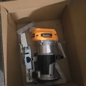 800W Cordless Compact Router Compatible with DeWalt 20V Battery, Battery NOT Included, 6 Variable Speeds Router Tool for Woodworking, 30,000 RPM Fixed Base Wood Router with Trim Router Bits, Edge & Roller Guide, Dust Hood