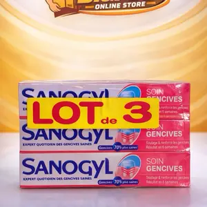 Sanogyl Toothpaste - Expert Daily Care for 70% Healthier Gums - Natural Whitening - Comprehensive Oral Hygiene Solution - Daily Use