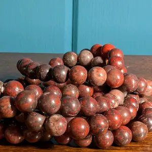 Poppy Jasper Natural Gemstone Stretch Bracelet