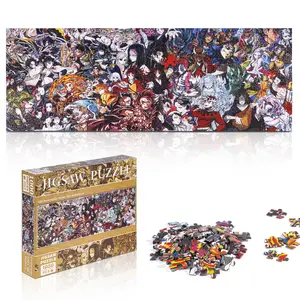 Anime demon slayer puzzles 1000 pcs jiasw puzzles for fans size 11.7inch*35.4inch