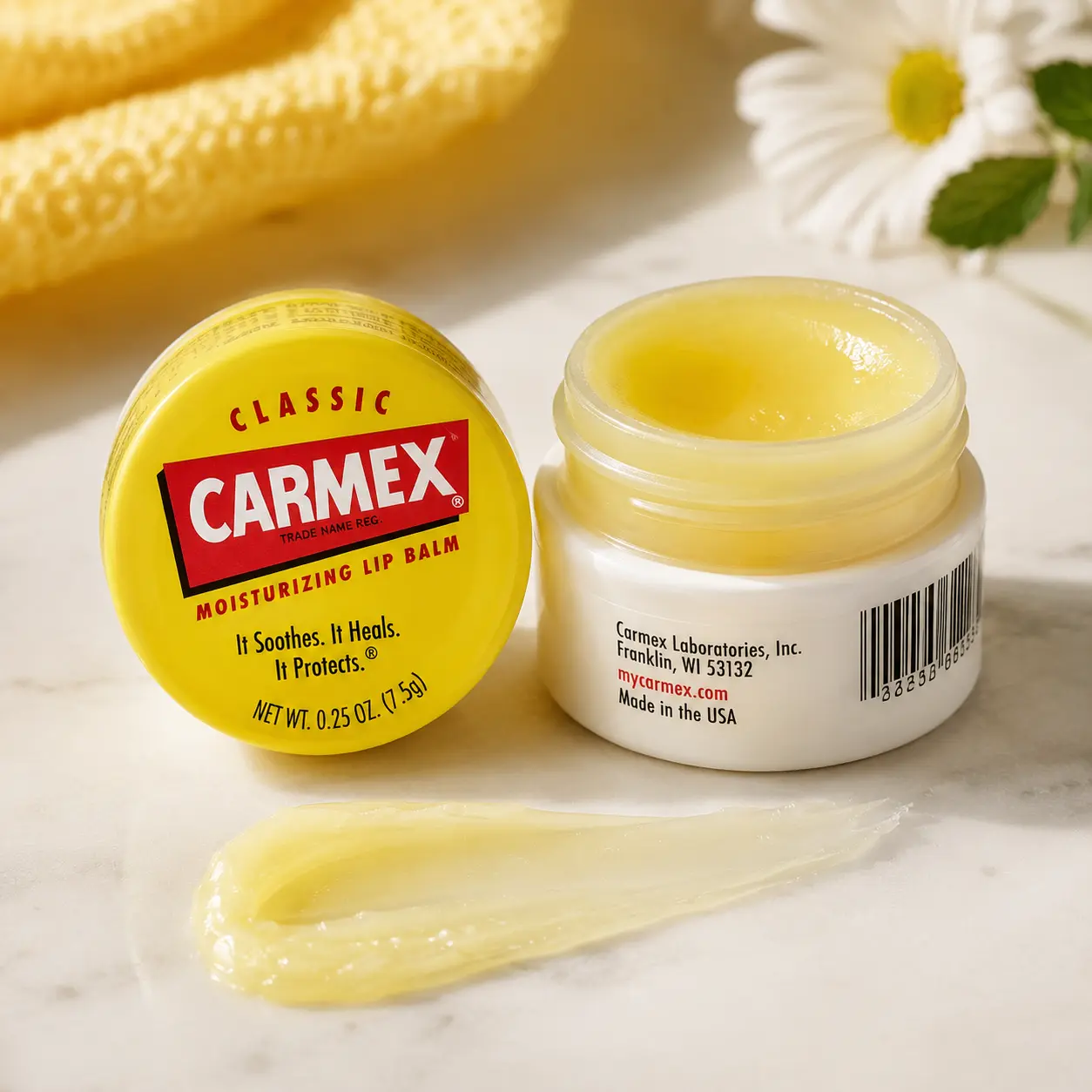 Carmex Classic Lip Balm Jar Original 0.25 oz
