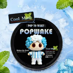 POPWAKE Energy Gum – The Nicotine-Free ZYN Alternative – Boost Focus, Crush Fatigue, No Jitters,gaming focus gum,stay awake while driving,3pm slump fix,laser focus,instant energy,plant based energy gum