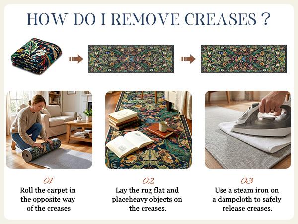 Geanup Washable Bird Rug Non Slip, Soft Boho Floral Kitchen Laundry Rug with Rubber Backing, Low Pile Runner Rug for Entryway Bedroom Living Room Bathroom