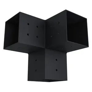 Pergola 3-Arm Post Bracket (for 4x4 Wood Posts)