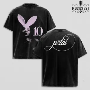 ArianaPetal 2026Tour V4 New Album Heavy Metal Graphic T-Shirt Washed , Eternal Sunshine Queen Music Hoodie, Pop Music Mexico-Style Tee