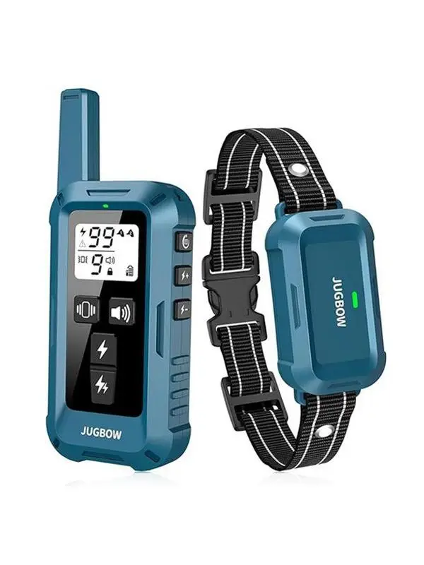 Jugbow Dog Collar - 4200FT Dog Collar with Remote, IPX8 Waterproof Electric Collar with 4 Training Modes, Outdoor Rechargeable e-Collar-DT68