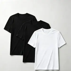 3-Pack Premium Heavyweight Black  | 100% Breathable Cotton T-Shirt Bundle | Durable Non-Shrink Crew Neck | Men's Essential 3-Piece Multipack | Perfect Foundation for Streetwear & Casual, white tee