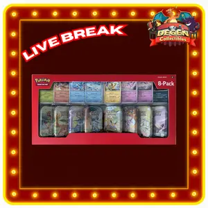 POKEMON TCG- ENG-Prismatic Evolutions 8-Pack Mini Tins
