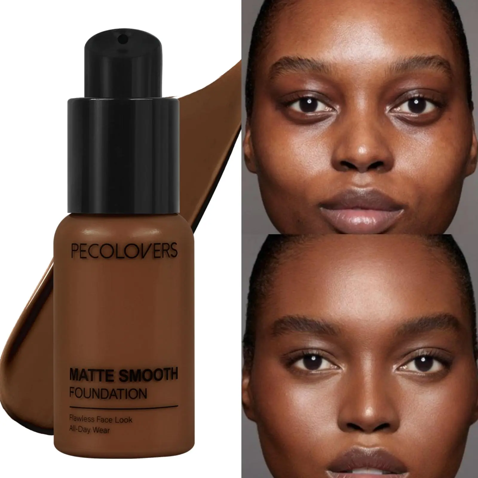 1PC Liquid Foundation, Long-lasting Makeup, Hydrating Makeup, No Makeup Off or Drying, Moisturizing Foundation, Waterproof and Sweat-proof, Multi-color, Cosmetics Products