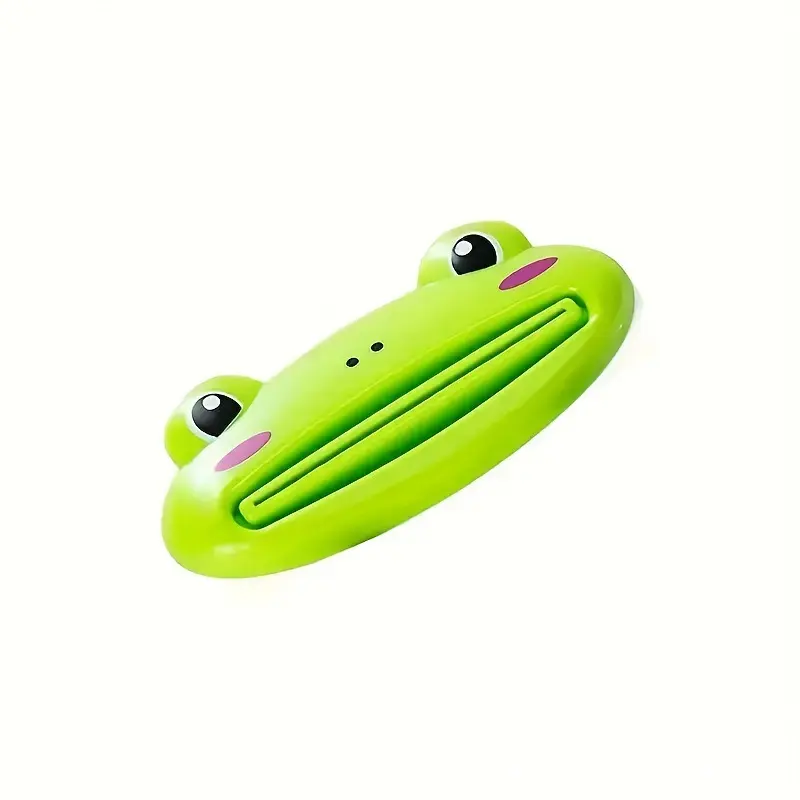 Cute Cartoon Animal Toothpaste Squeezer, Lightweight Plastic Bathroom Accessory, Easy-to-Use Cleaner Holder, Fun Design, Durable Plastic