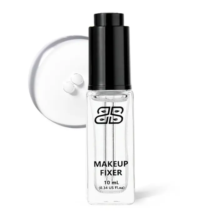 Makeup Fixer Mixing Liquid Cosmetics Eyeshadow Sealant Prolong Makeup Pigment Durability 10ml/0.34 US FL OZ (Black Bottle Cap)