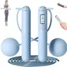 Cordless Skipping Rope 2026 Model - Unbreakable Handle, LCD Display Counter-Timer, Adjustable Ergonomic Design, Travel-Light Rope, Unisex Home Workout Exercise Equipment for Small-Space Body Training