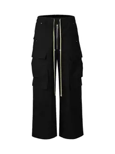Thesupermade RO Style Multi-Pocket Baggy Flared Pants - 2321