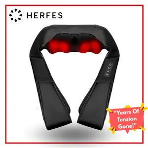 [Limited Release!] Neck Shoulder Back Massager with Heat - Shiatsu Massager Adjustable Relaxing Gift, 8 Kneading Nodes, 3 Speeds, 15-Minute Auto-Shutoff, Corded Electric TikTokShopStockUp Mother's Day