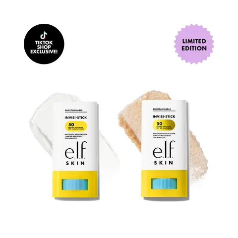 e.l.f. SKIN Suntouchable Invisi-Stick SPF 50 Glow & Glitz Duo