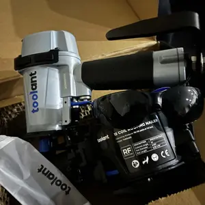 toolant Roofing Nailer, Pistolas para roofing, Pneumatic Nail Gun for 3/4" to 1-3/4" Nails, 120 Coil Capacity, 70-120 PSI, 15 Degree, Heavy Duty Roofing Tool for Asphalt Roofing Shingles, Fencing, and Wood Siding