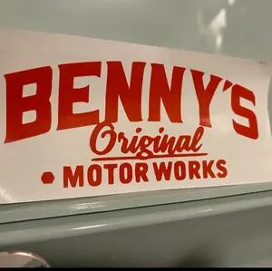 Benny’s Original Motor Works Vinyl Car Decal | GTA Style Sticker