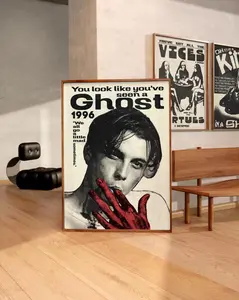 Horror Scream 90s Print, Scream Billy Poster, Cool Vintage Horror Movie Print, Home Decor, No Frame