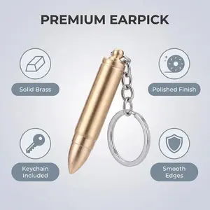 Army Style Metal Bullet Keychain, Tactical Military Bullet Keyring Pendant, EDC Cool Gadget for Men, Car Rearview Mirror Hanging Ornament, Backpack Decoration Accessory, Unique Gift for Him, Birthday Christmas Stocking Stuffer