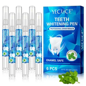 Yecuce Teeth Brightening Pen, Teeth Whitener Pen, Tooth cleaning pen, refreshing mint flavor, suitable for daily use and portable for travel, provides oral care that makes teeth look brighter and smiles more radiant.