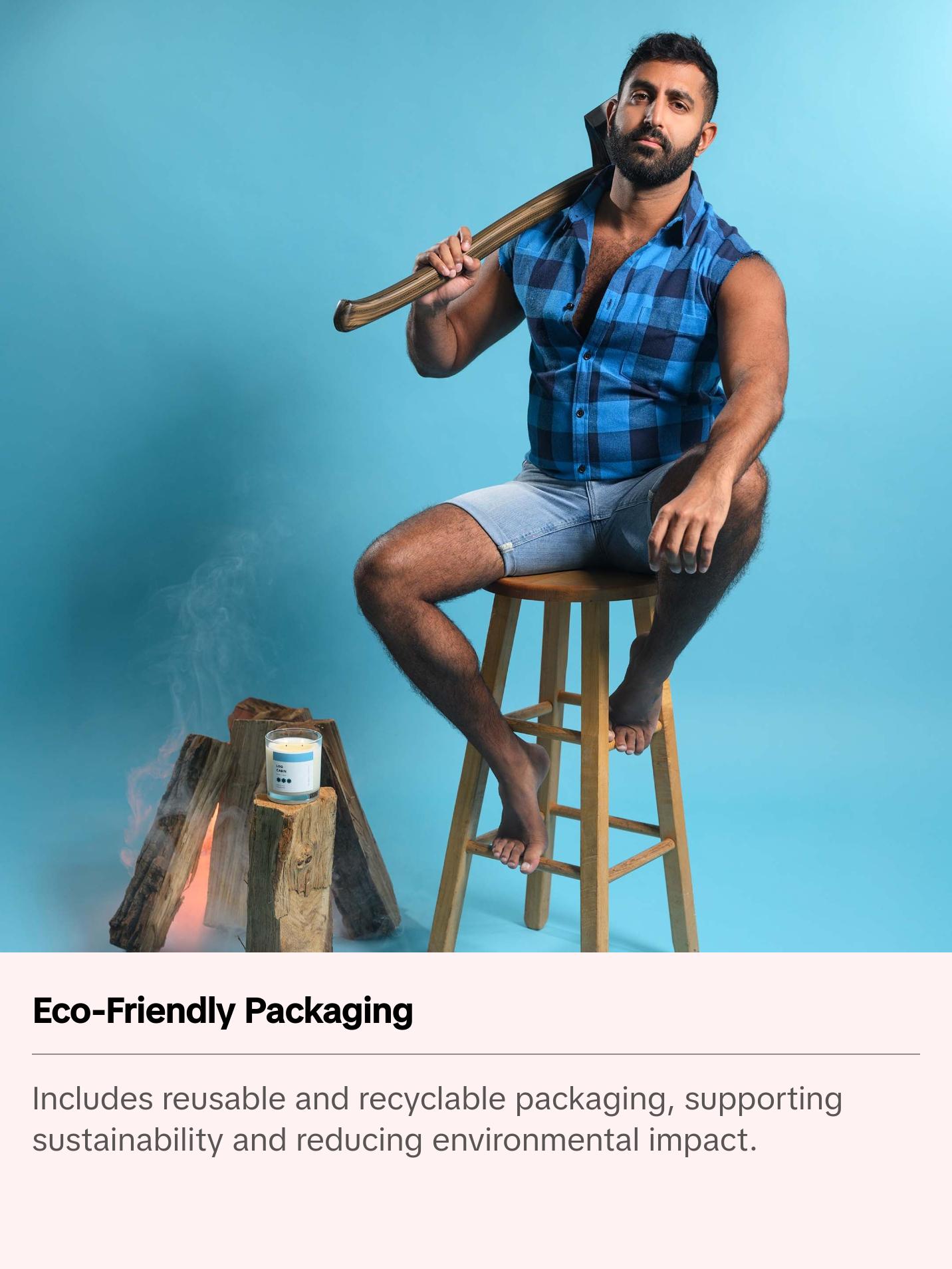 LOG CABIN Birch, Musk, Vetiver Candle