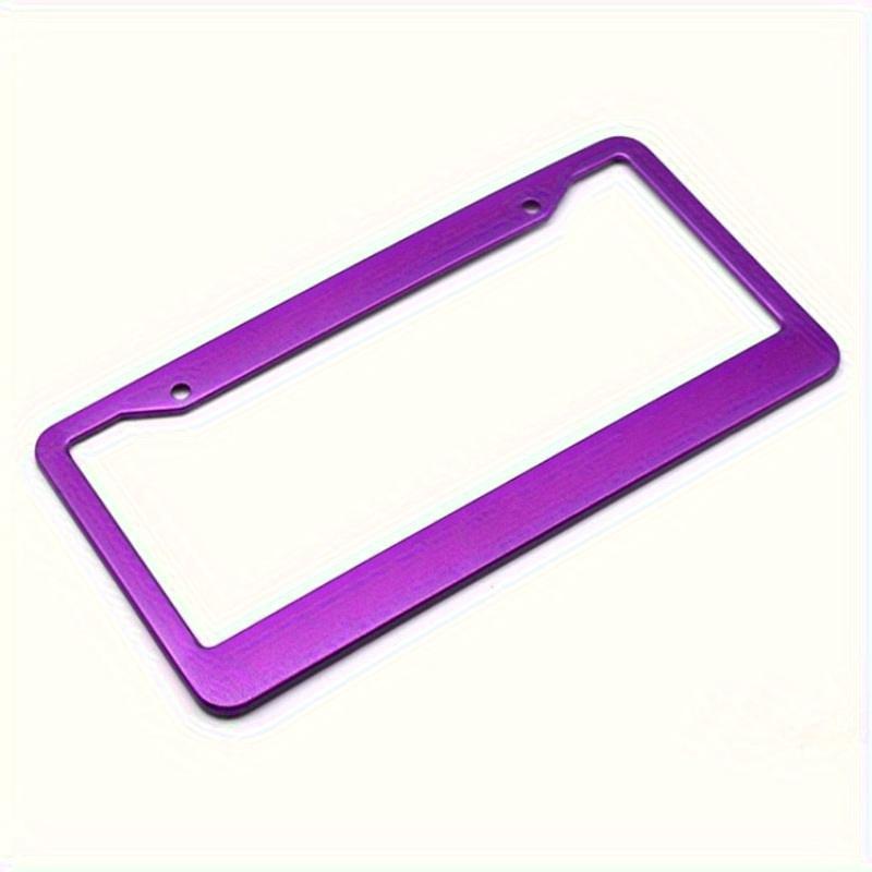 US Standard Aluminum Alloy Black American American Car License Plate Frame Cross-border License Plate Frame Car Modification To Adapt To UV Craft