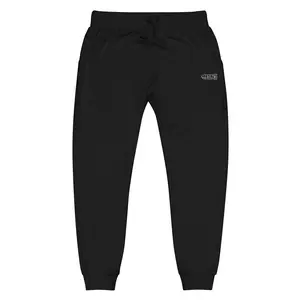 BSL PREMIUM FLEECE JOGGERS - WHITE BULLET LOGO OUTLINE