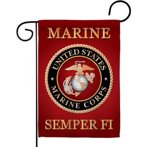 US Military Marine Corps USMC Semper Fi Flag, Outdoor Banner, Stripes Home Yard Decor Flag