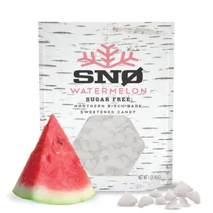 KETO Xylitol Candy Chips SNØ 1LB Bag SugarFree Candy With Only 2 Ingredients| Low Carbs, DiabeticFriendly, NonGMO, Vegan, GF Kosher| Purest candy in world!