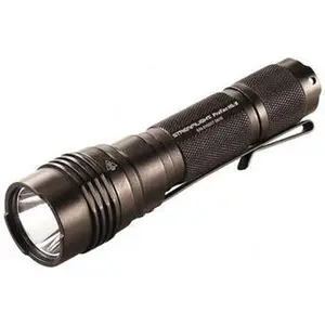 Streamlight White LED Bulb, 1,000 Lumens, Industrial/Tactical Flashlight Black Aluminum Body, 2 CR123A Lithium Batteries Included 88065