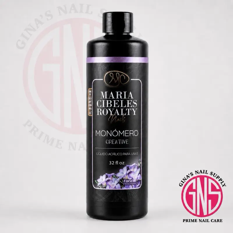 MC Nails Royalty Monomer 32oz x Maria Cibeles Royalty for Acrylic Nail Application