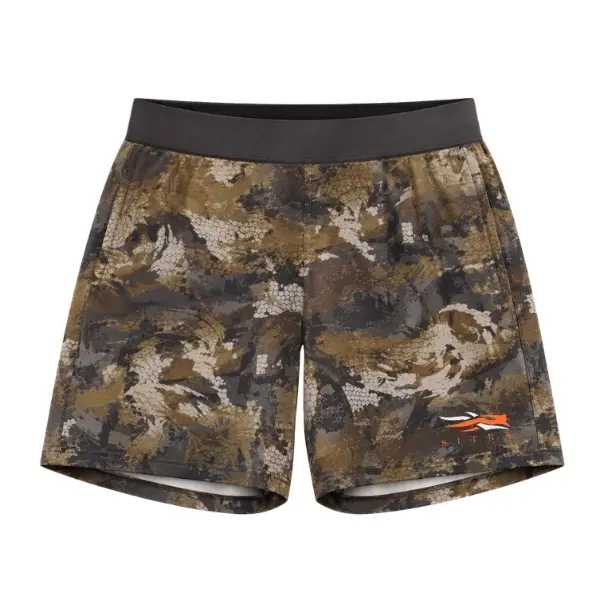SITKA Digital Honeycomb Camo Shorts | Camouflage  Waterfowl Short Pant | Duck Hunting Apparel | Men's Performance Hunting Shorts | Waterfowl Gear | Marsh Camo Shorts | Lightweight Outdoor Shorts | Gift for Him