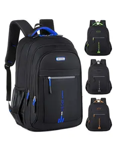 Men's Large Capacity Laptop Travel Backpack, Adjustable Straps, Multi-Pocket Business & School Bag, Travel Backpack