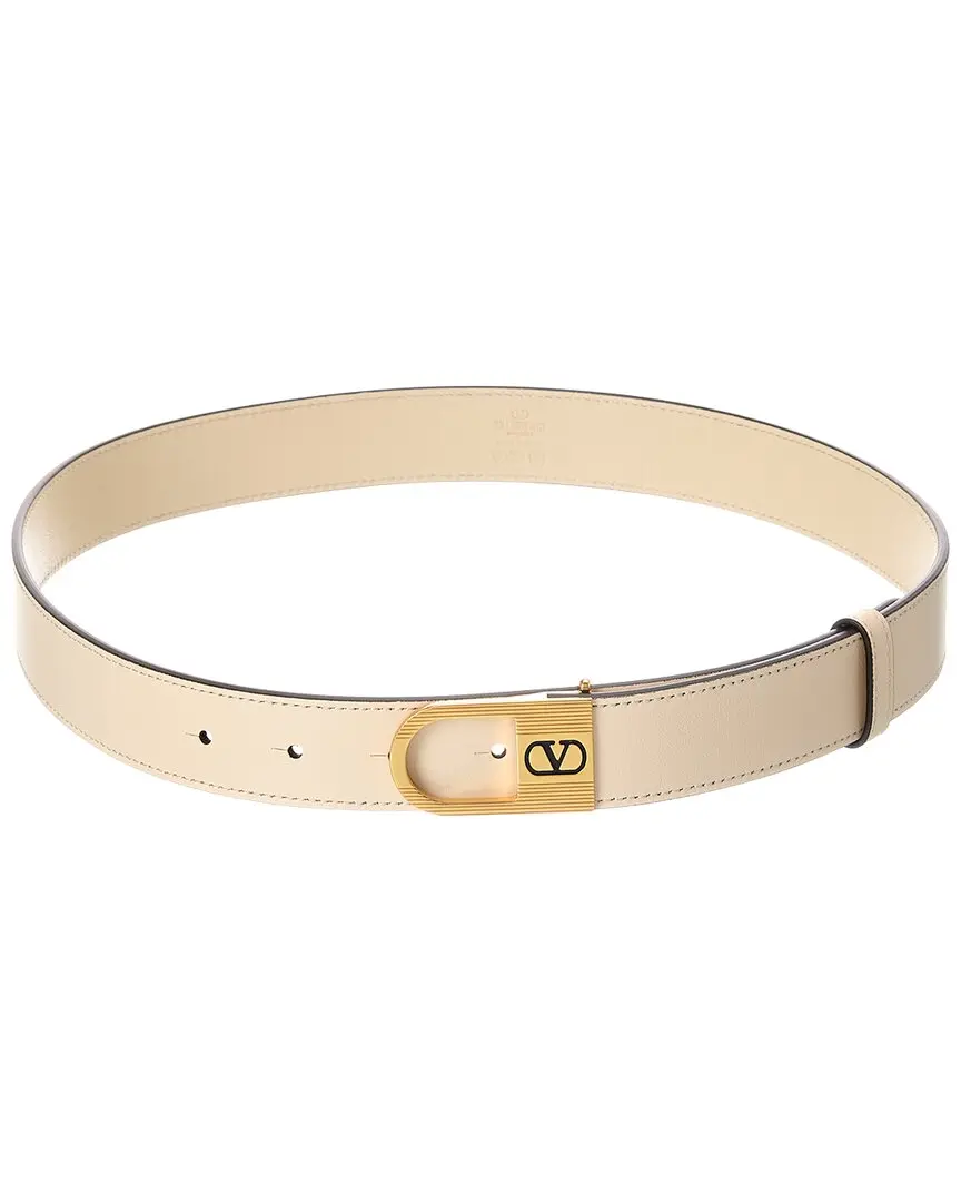 Valentino VLogo Signature Leather Belt