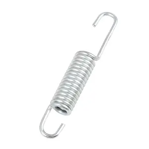 10.2cm Length Motorcycle Silver Tone Side Bracket Kickstand Spring for GS125