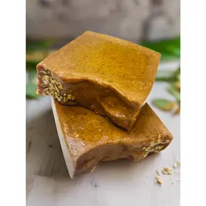 Turmeric & Oatmeal Sensitive Skin brightening Bar, Coconut and fragrance free