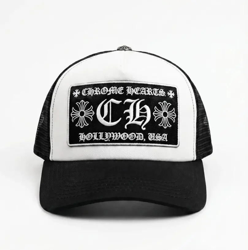 Chrome Hearts Black and White cap, Cap for men , Gift for men, Gift for dad